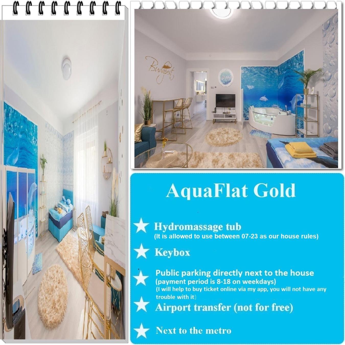 Aquaflat Gold Lägenhet Budapest Exteriör bild